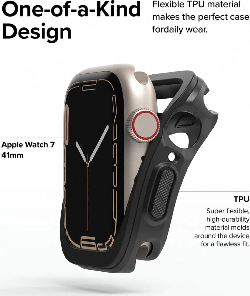 Ringke Air Sports Apple Watch Hoesje 41mm - Zwart