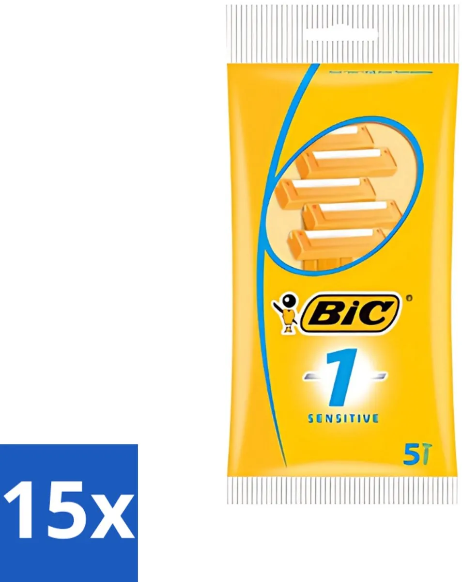 Bic Sensitive Wegwerpscheermesjes 15 Stuks