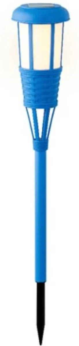 Lumineo Solar Tuinfakkel Blauw 61cm
