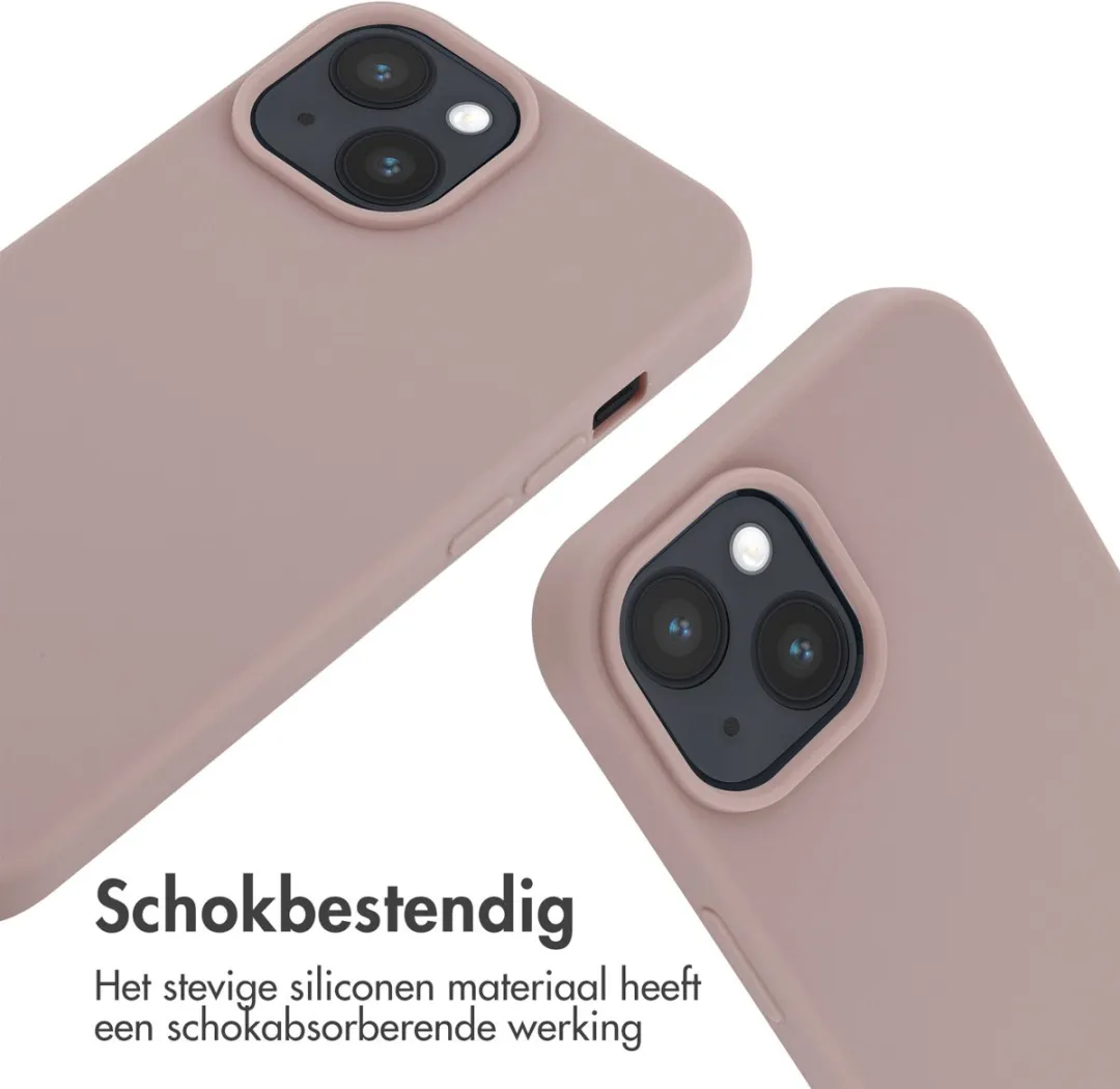 Imoshion iPhone 15 Siliconen Hoesje - Sand Pink