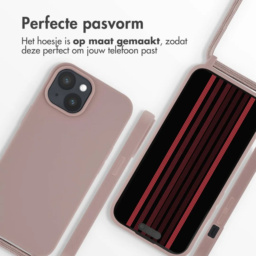 Imoshion iPhone 15 Siliconen Hoesje - Sand Pink - afbeelding 6 van 6