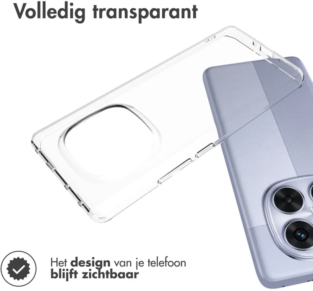 Accezz Hoesje Xiaomi Redmi Note 14 Pro - Transparant