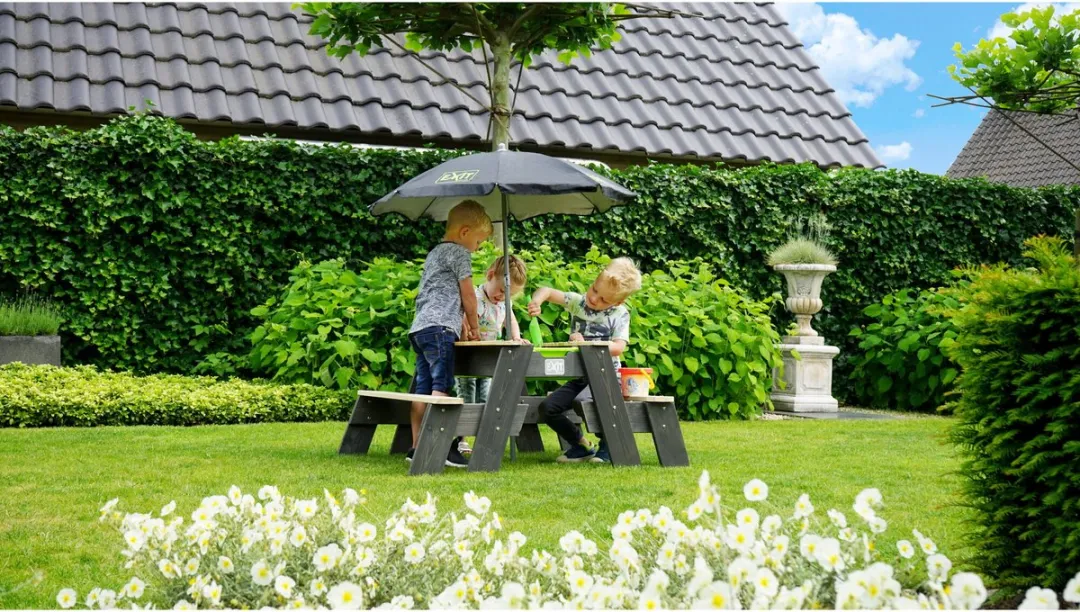 EXIT Aksent Zand- en Watertafel Grijs - 16L/32kg