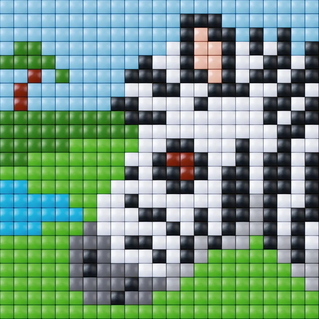 Pixelhobby XL Zebra Set - 960 Pixels - 12x12cm