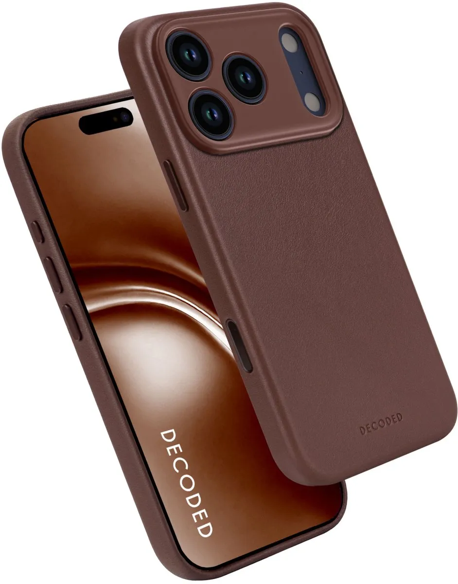 Decoded Hoesje iPhone 17 Pro Premium ECCO Leer