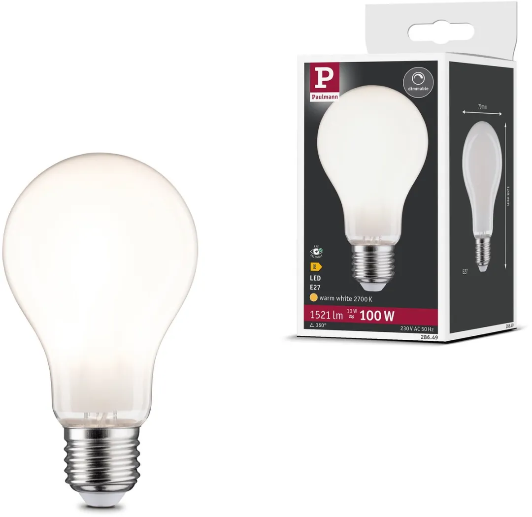 Paulmann Filament LED-gloeilamp E27 1521lm 13W 2700K
