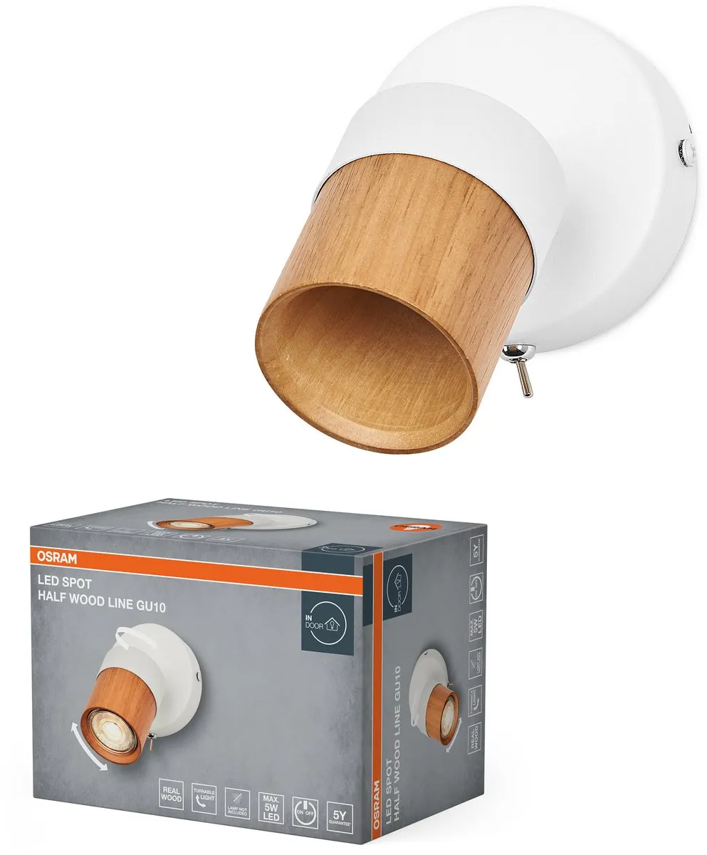 Osram LED Spot Half Wood Line GU10