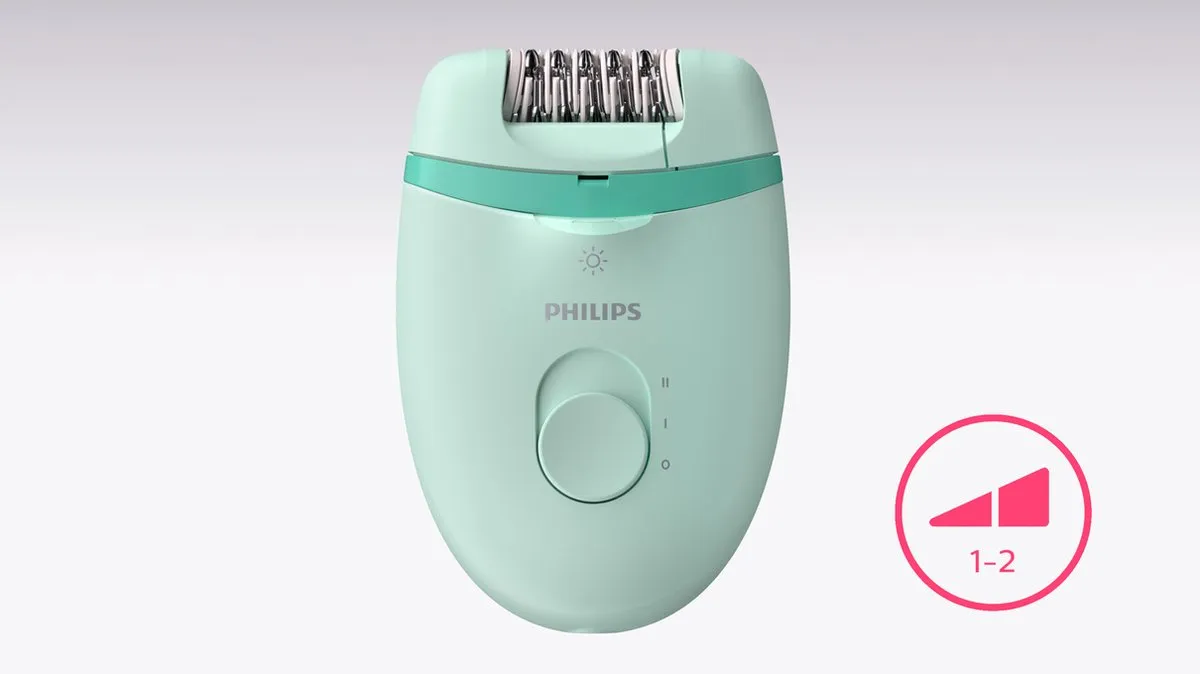 Philips Satinelle Essential BRE265/00 Epilator - Mintgroen