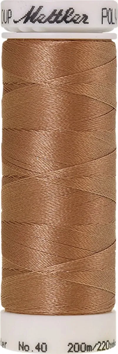 Amann Mettler Polysheen Borduurgaren 200m - Bruin