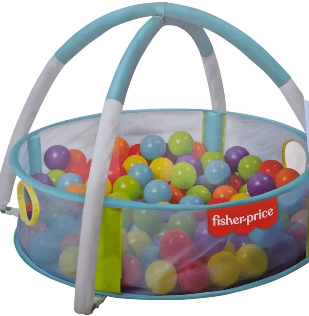 Fisher Price Ballenbak met boog - 25 Ballen - Ø72cm - Multicolor