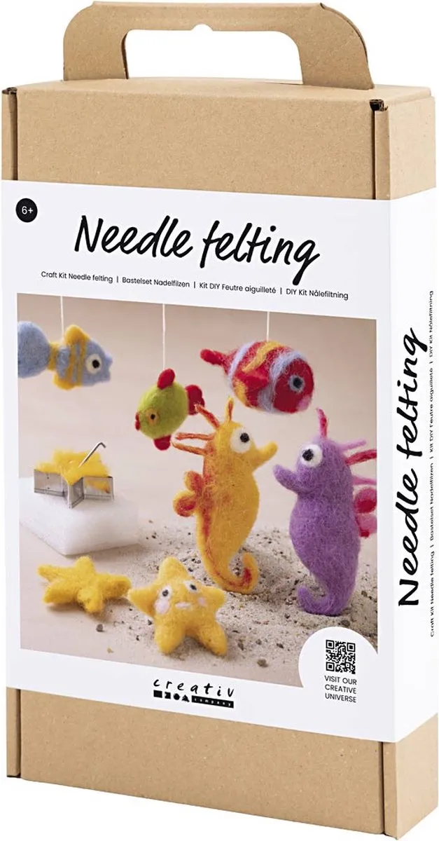 Creativ Company Startersset Naaldvilten Onderwater Dieren