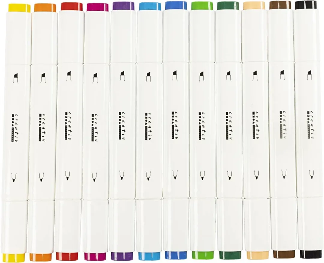 CC Alcoholmarkers Set 12 stuks