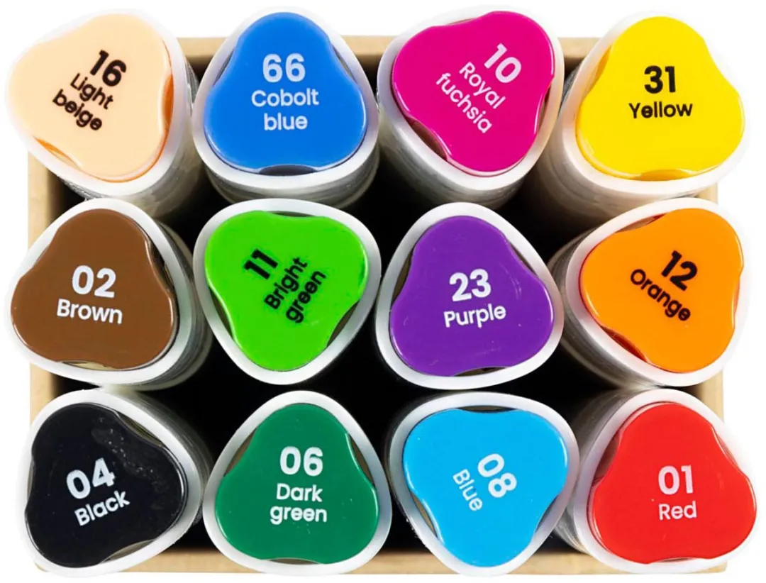 CC Alcoholmarkers Set 12 stuks