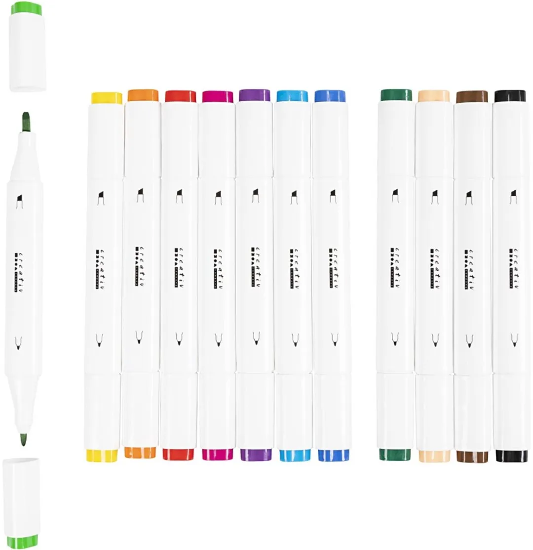 CC Alcoholmarkers Set 12 stuks