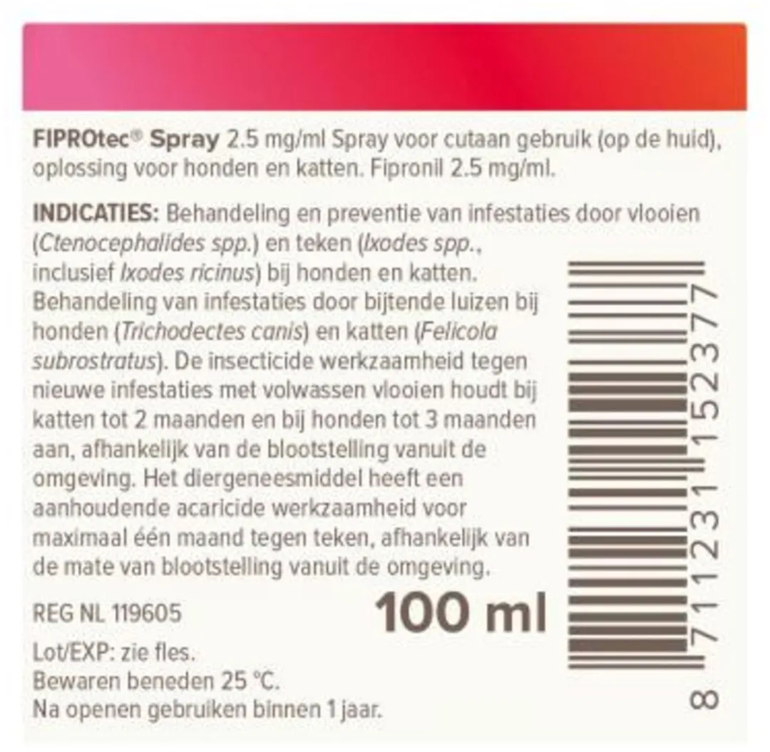 Beaphar Fiprotec Anti Vlooien & Teken Spray