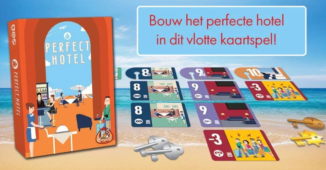 White Goblin Games Perfect Hotel Kaartspel - 2-4 Spelers