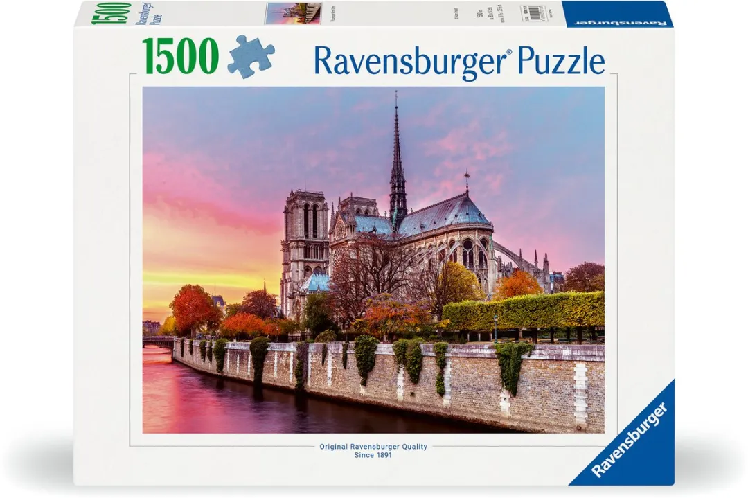 Ravensburger Notre-Dame Parijs 1500 Puzzels - Multicolor - afbeelding 3 van 5