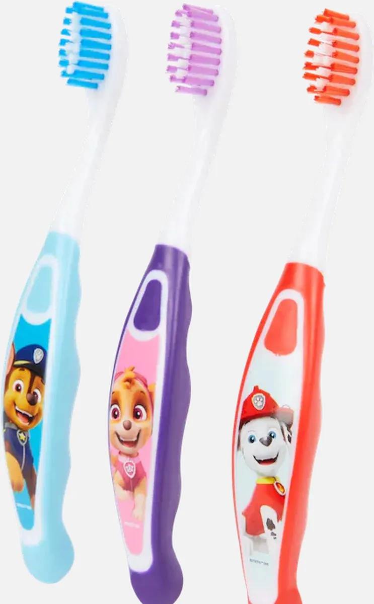 Nickelodeon Paw Patrol Tandenborstel Set - 3 Stuks - Zacht