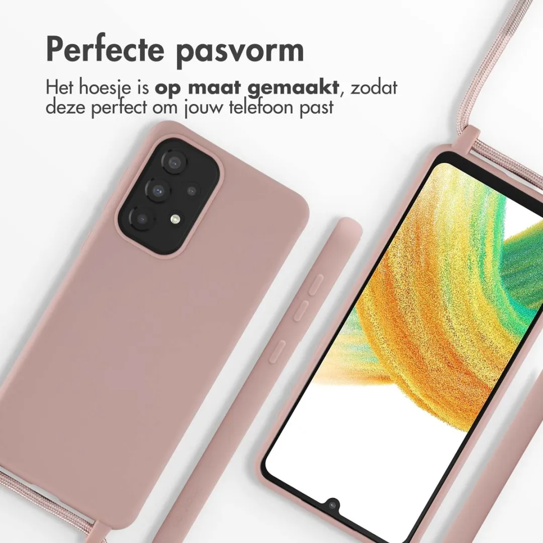 Imoshion Hoesje Samsung Galaxy A33 - Siliconen - Sand Pink - afbeelding 6 van 6