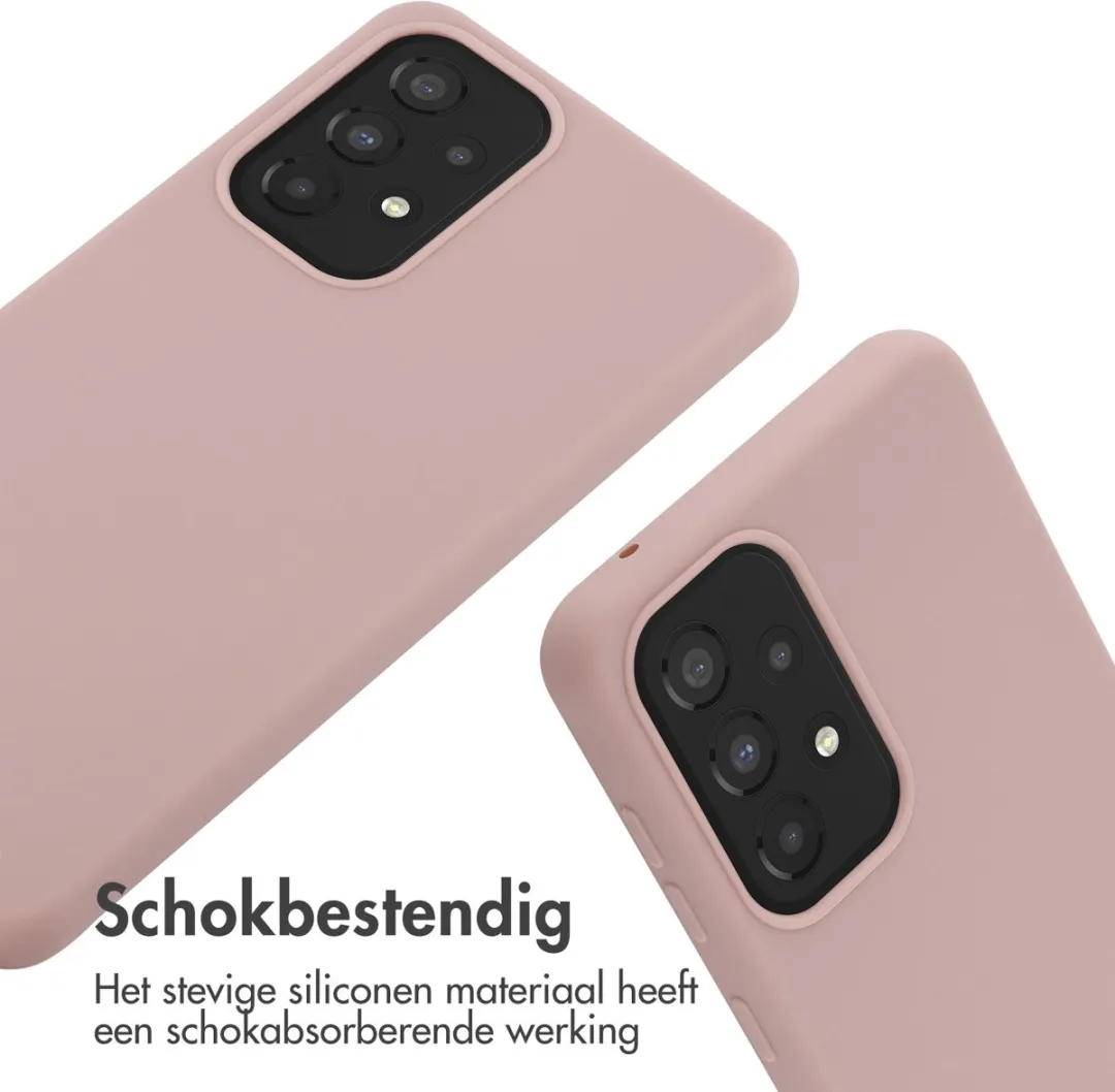 Imoshion Hoesje Samsung Galaxy A33 - Siliconen - Sand Pink