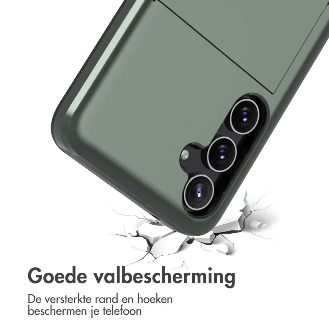 Imoshion Hoesje Samsung Galaxy A55 - Donkergroen - 2 Pasjes
