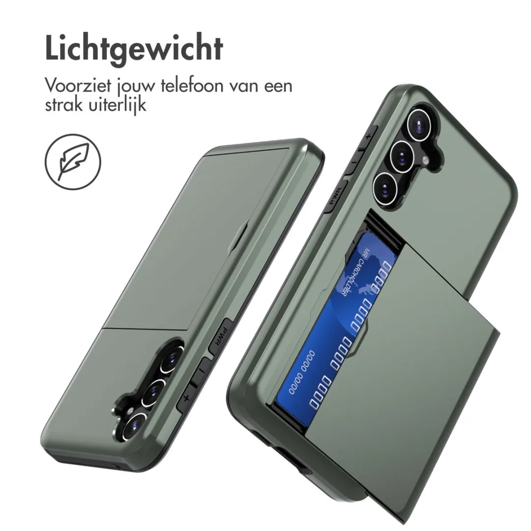 Imoshion Hoesje Samsung Galaxy A55 - Donkergroen - 2 Pasjes