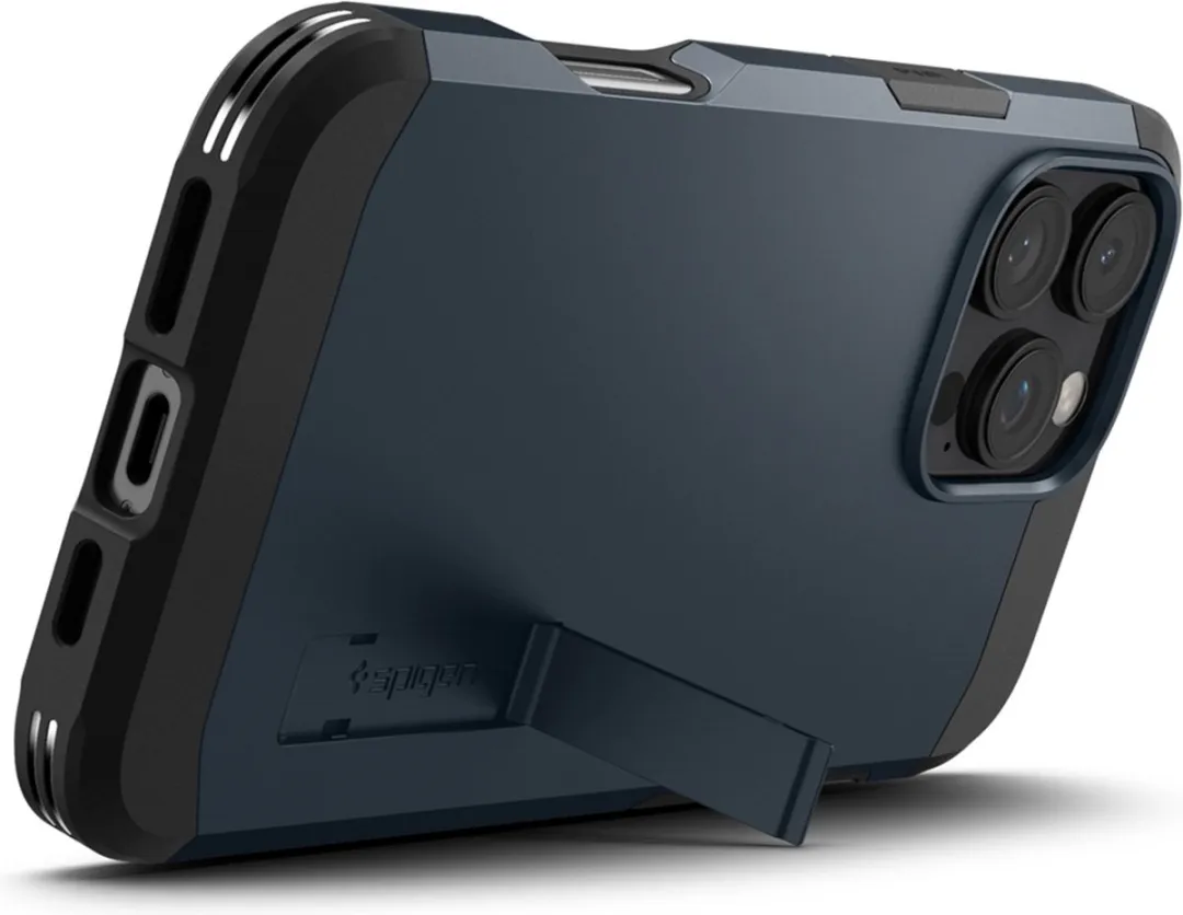Spigen Tough Armor ACS08147 Hoesje - iPhone 16 Pro - Grijs