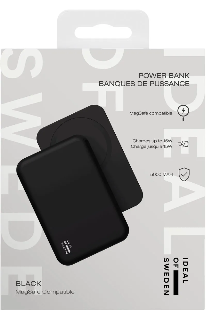 iDeal of Sweden Powerbank MagSafe 5000mAh - 2x opladen - Zwart