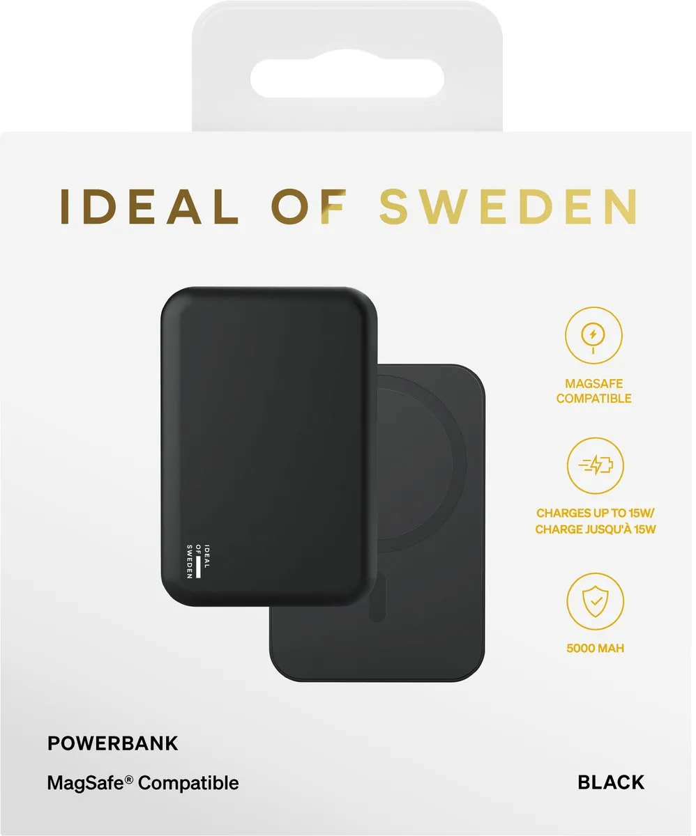 iDeal of Sweden Powerbank MagSafe 5000mAh - 2x opladen - Zwart