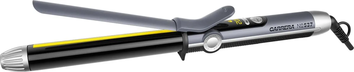 Carrera № 537 keramische krultang - 26mm - 120-210°C - LED display - boost functie