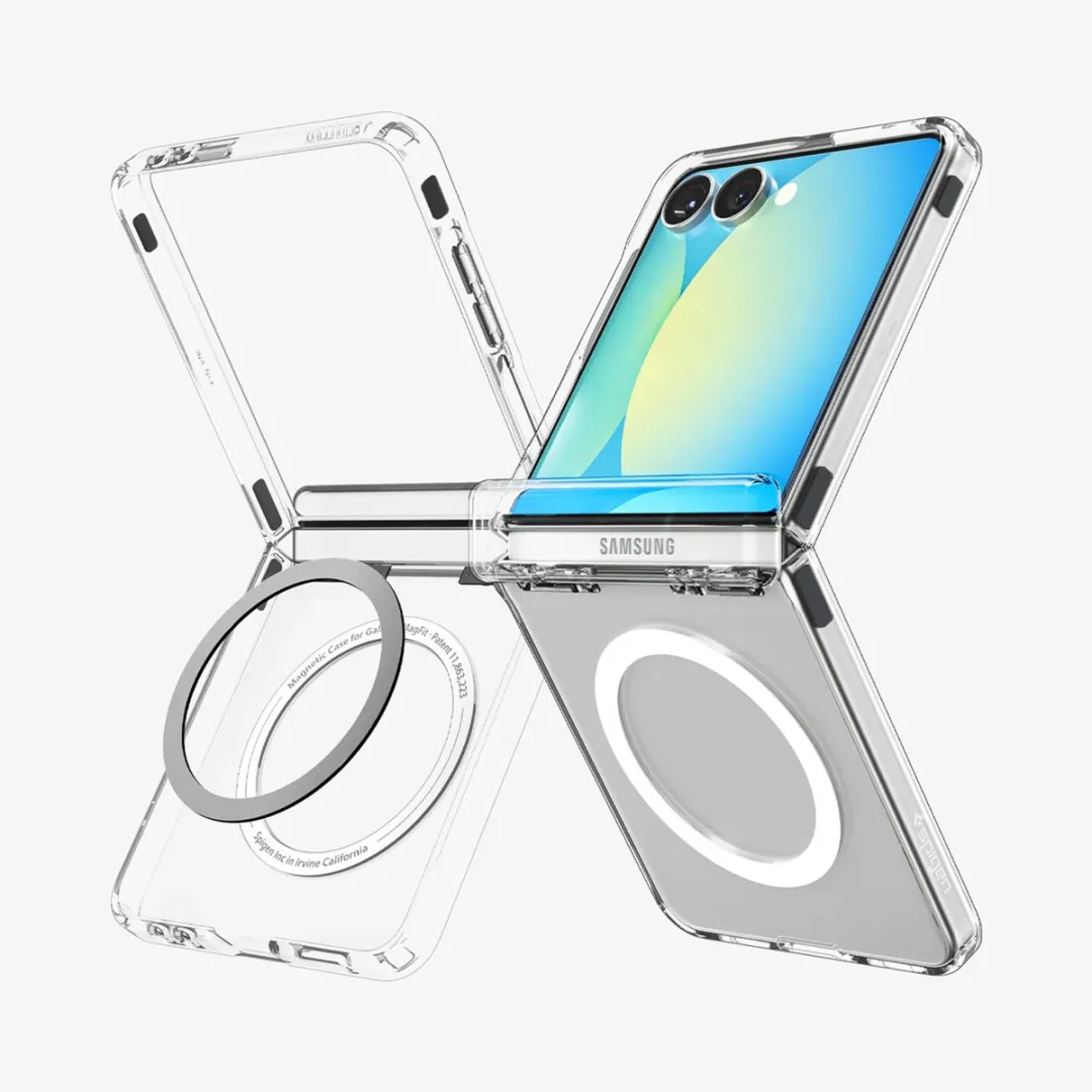 Spigen Ultra Hybrid Pro Mag Case Zwart - Samsung Galaxy Z Flip 7