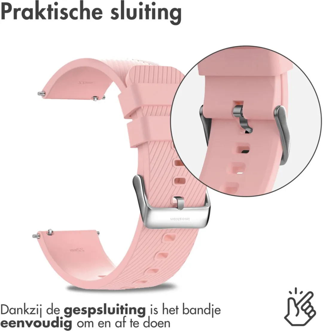 Imoshion Flexibel Siliconen Bandje 20mm - Roze
