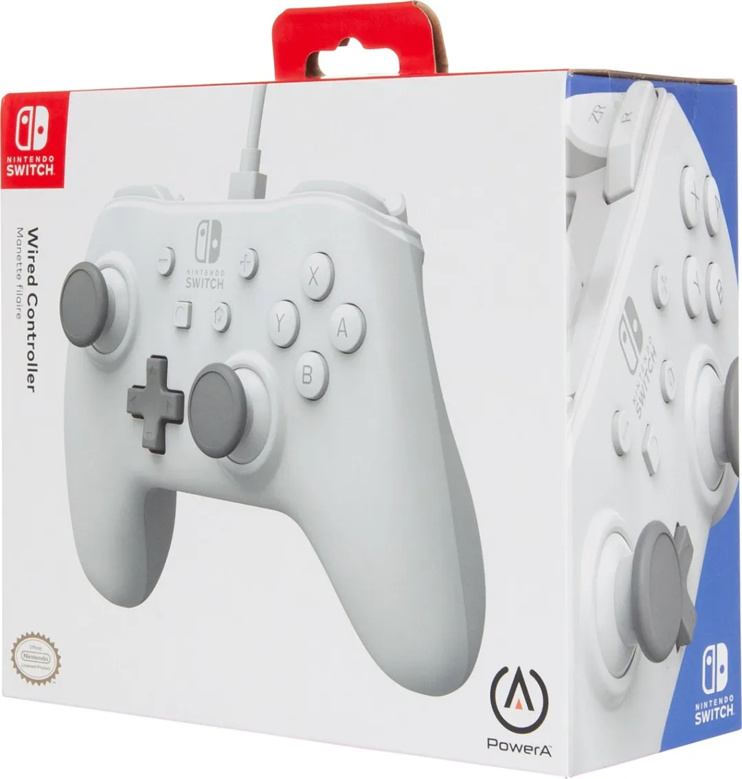 POWERA Bedrade Controller Nintendo Switch 1517033-01 - Wit