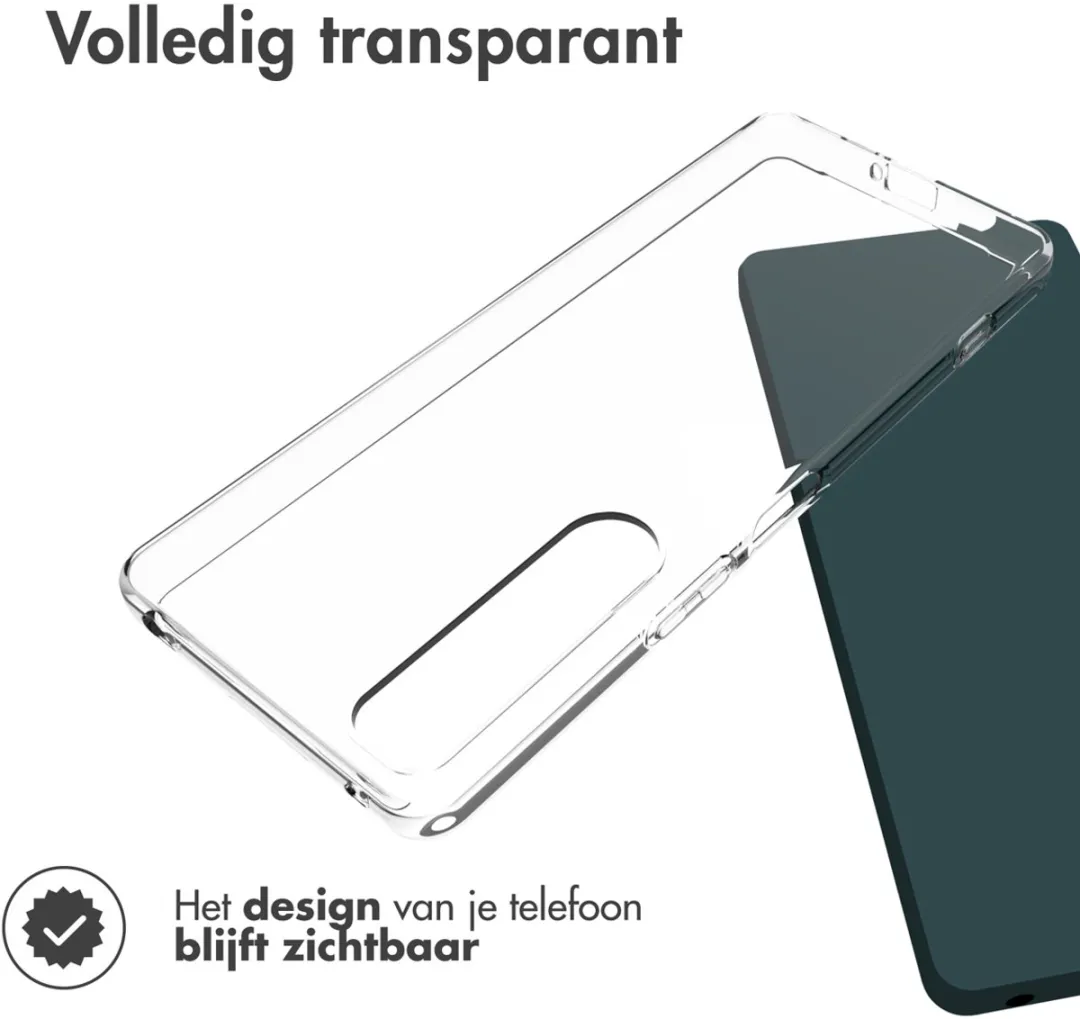 Accezz Hoesje Sony Xperia 1 IV - Transparant