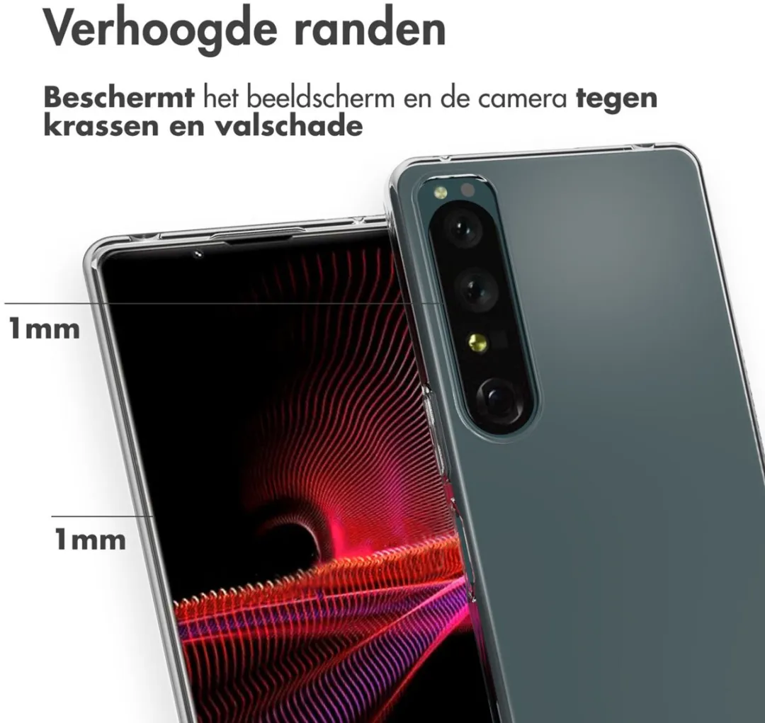 Accezz Hoesje Sony Xperia 1 IV - Transparant