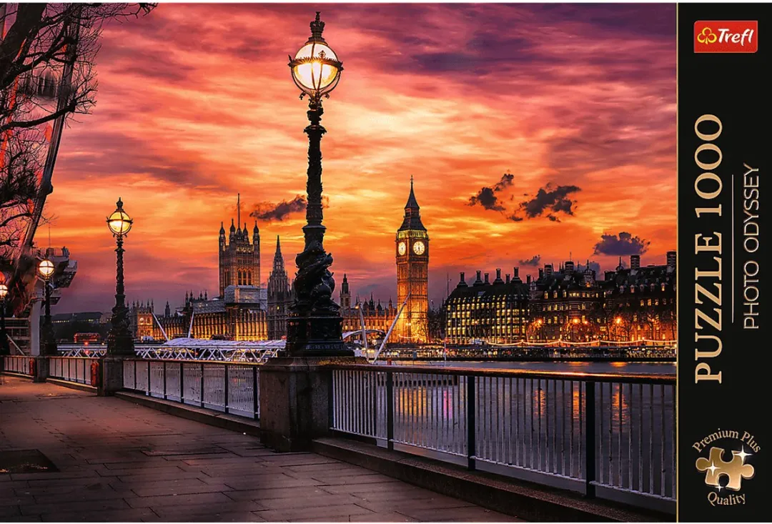 Trefl Legpuzzel 1000 Stuks Big Ben Londen - Premium Plus 31510827 - Multicolor