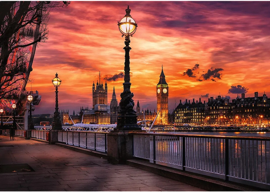 Trefl Legpuzzel 1000 Stuks Big Ben Londen - Premium Plus 31510827 - Multicolor