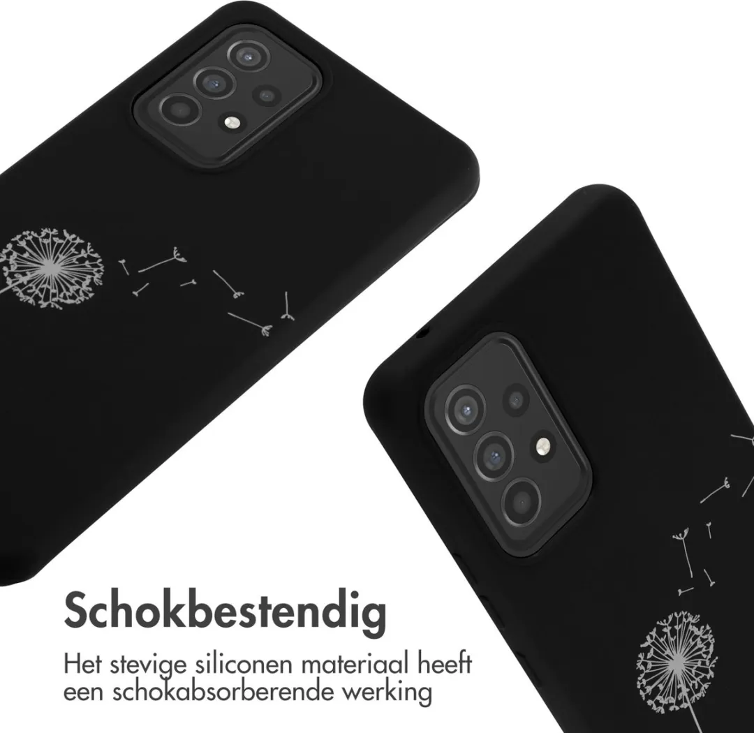 Imoshion Hoesje Samsung Galaxy A53 - Siliconen - Dandelion Black - afbeelding 6 van 6