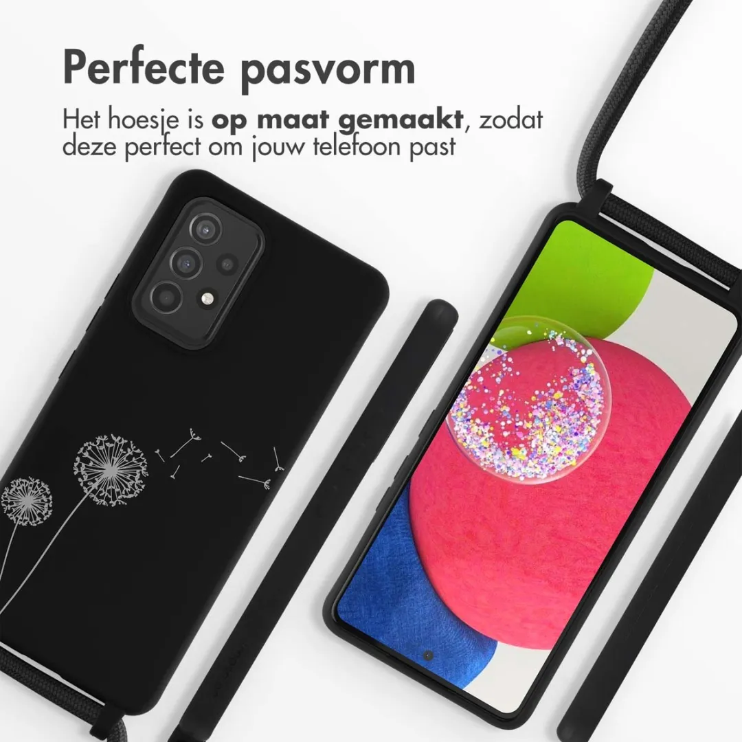Imoshion Hoesje Samsung Galaxy A53 - Siliconen - Dandelion Black