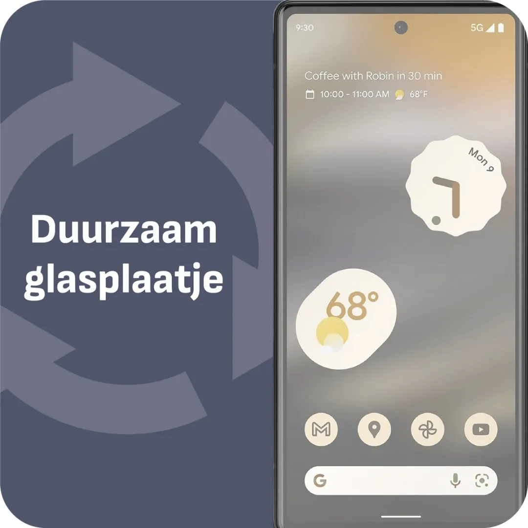 Just in Case Cazy Screenprotector Google Pixel 6a - 1 Stuk