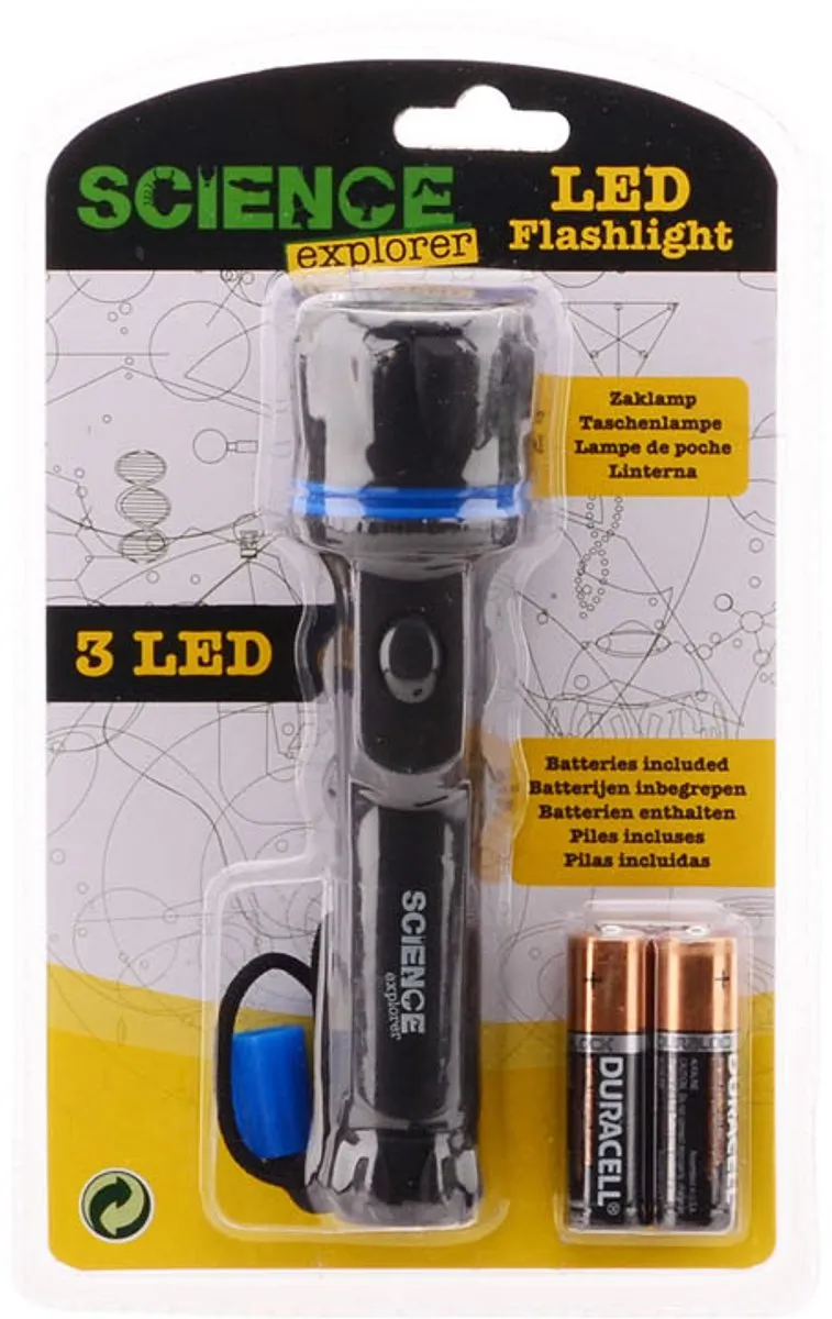Johntoy Science Explorer Zaklamp - Multicolor