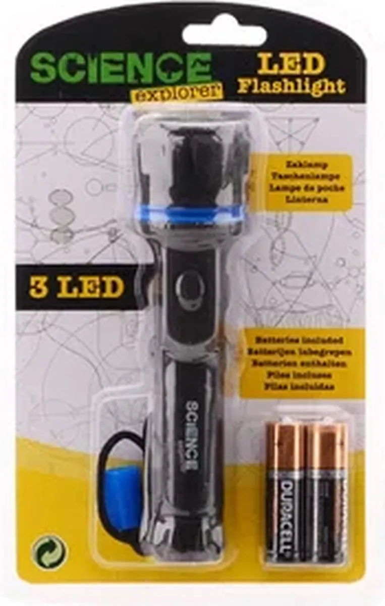Johntoy Science Explorer Zaklamp - Multicolor