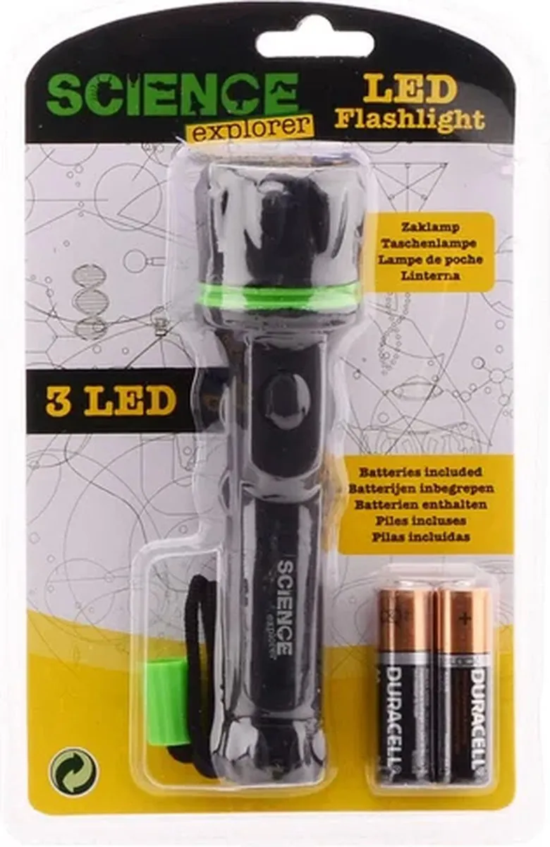 Johntoy Science Explorer Zaklamp - Multicolor