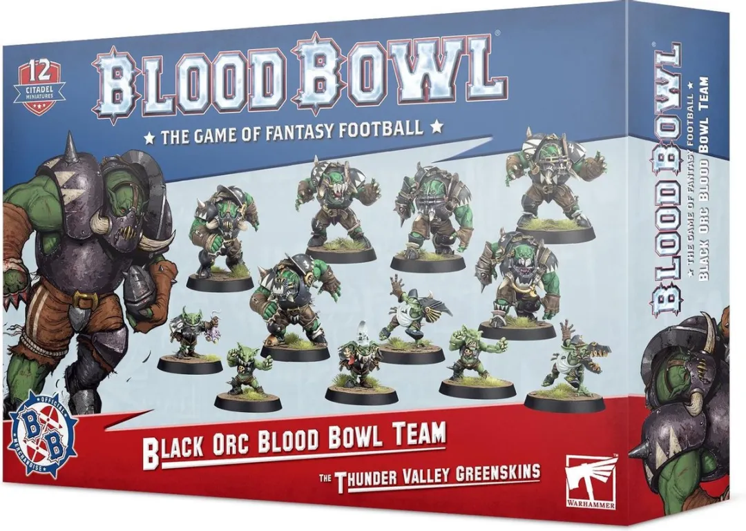 Games Workshop Blood Bowl Black Orc Team