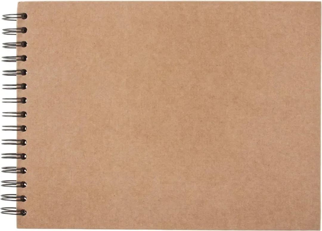 Clairefontaine Spiraal Schetsboek A3 - 40 Pagina's - Bruin Kraft - 200g