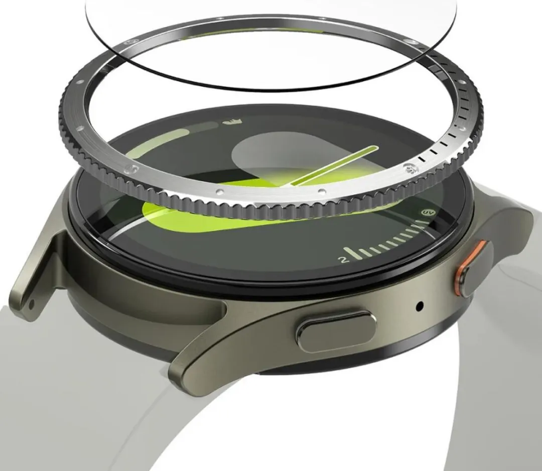Ringke Bezel Styling + Tempered Glass Samsung Galaxy Watch 7 40mm - Silver