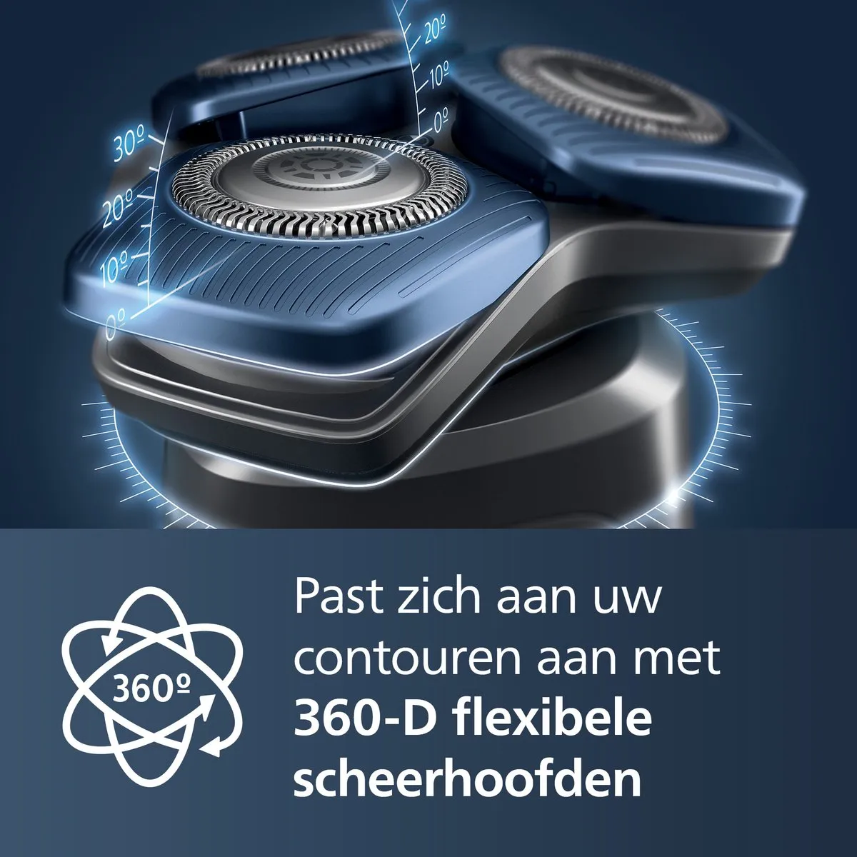 Philips Shaver 7000 Series S7887/35 Elektrisch Scheerapparaat - Donker Chroom