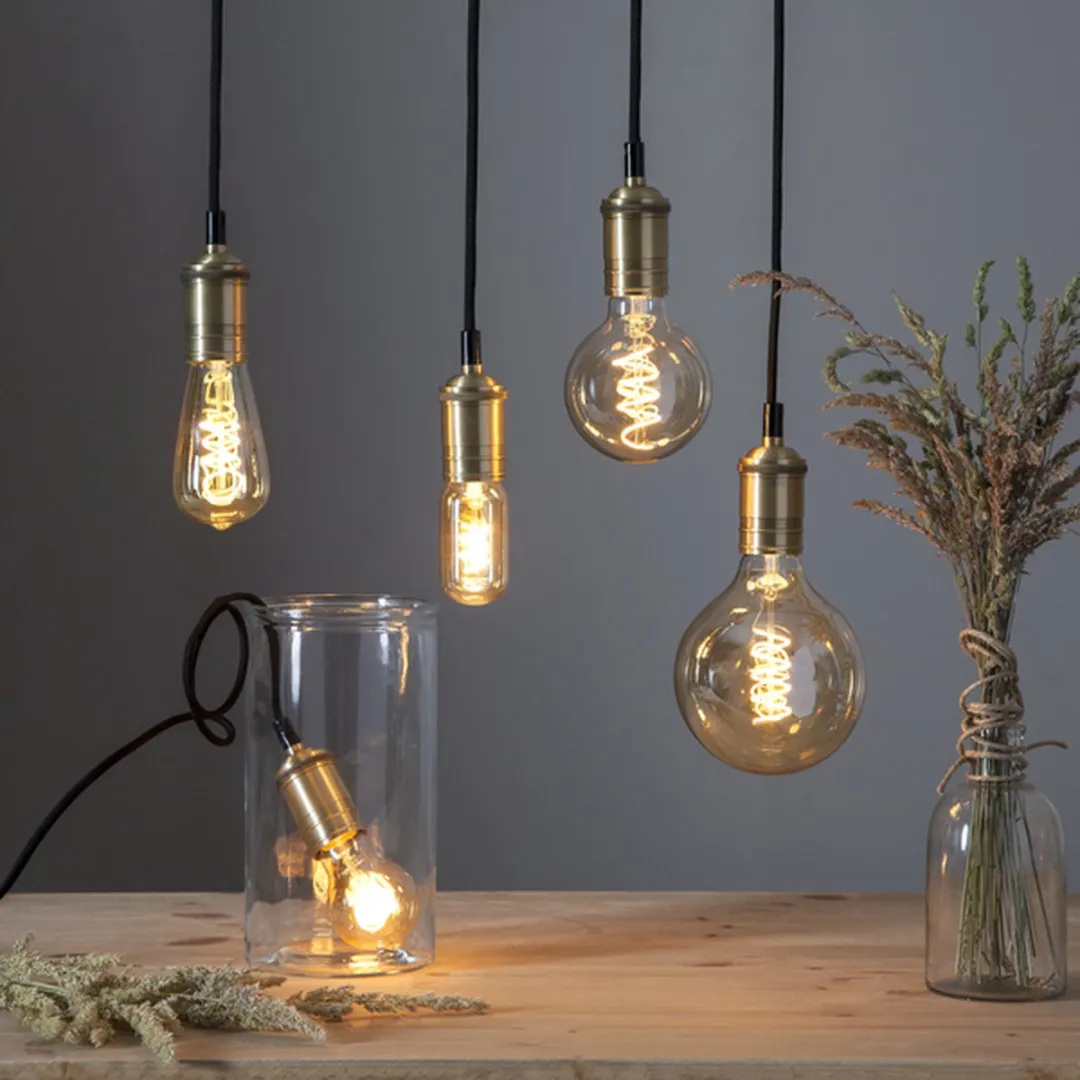 Star Trading Edison Druipvormlamp E27 3.2W - 3 Stuks