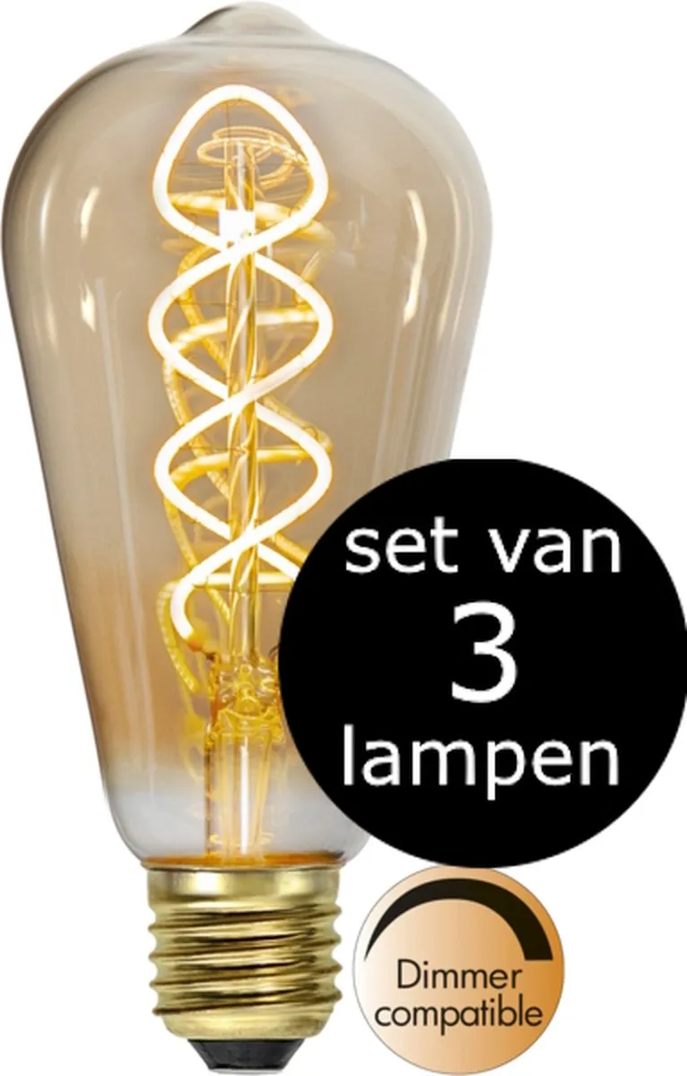 Star Trading Edison Druipvormlamp E27 3.2W