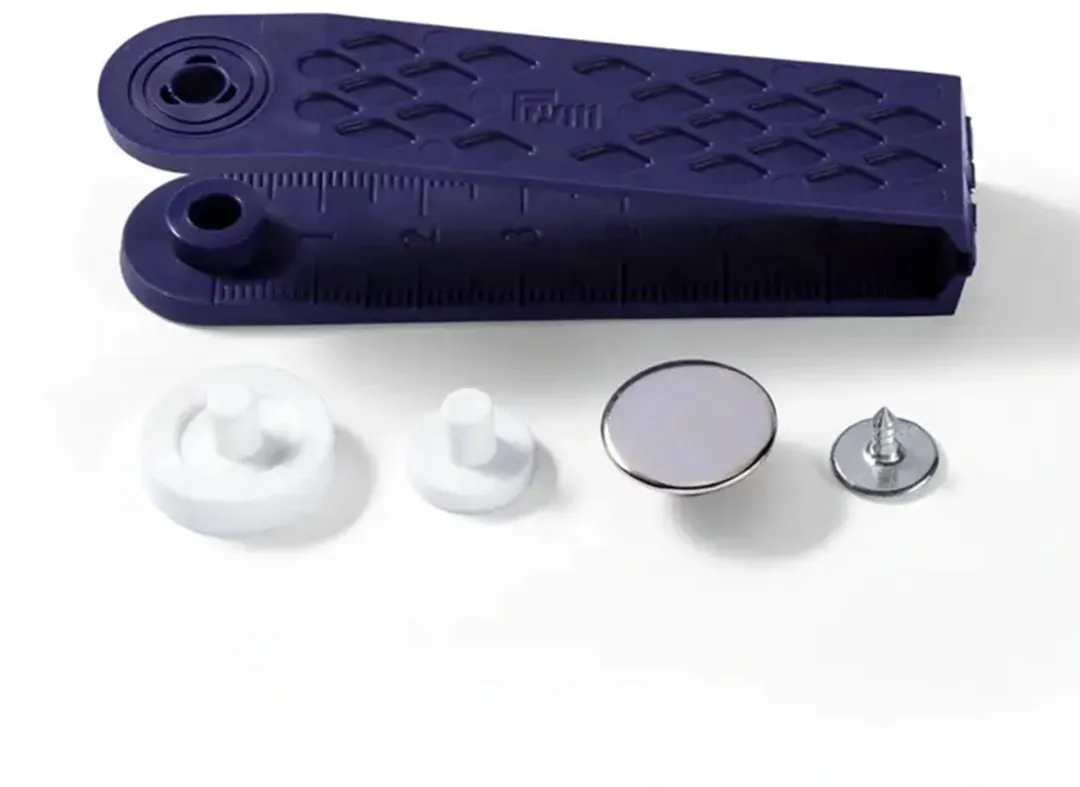 Prym Jeansknopen 17mm Zilver - 8 Stuks